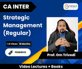 CA Inter Strategic Management (Regular) Video Lectures by Prof. Om Trivedi (Pendrive, 1.5 Views, 18 Months)